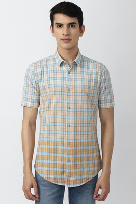 PETER ENGLAND Men Checkered Casual Multicolor Shirt