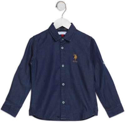 U.S. POLO ASSN. Baby Boys Solid Casual Multicolor Shirt