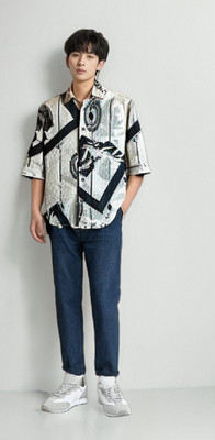 MOXTE Men Printed Casual Multicolor Shirt