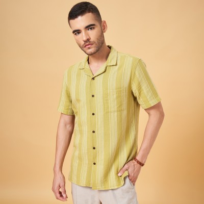 7 Alt by Pantaloons Men Striped Casual Multicolor Shirt