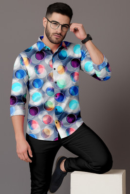 VARNIFABSTORE Men Printed Casual Multicolor Shirt