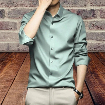 SHREEJI ENTERPRISE Men Solid Casual Green Shirt