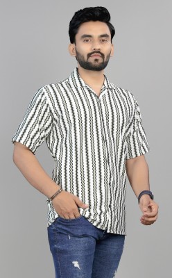 MOXTE Men Striped Casual Multicolor Shirt