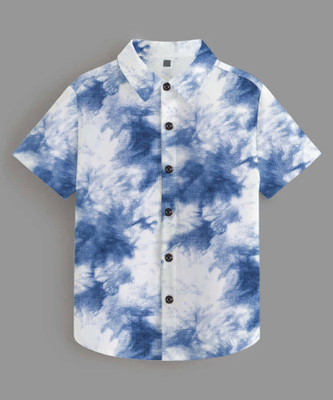 DARKBUTTON Boys Dyed/Ombre Casual Multicolor Shirt