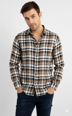U TURN Men Striped Casual Multicolor Shirt