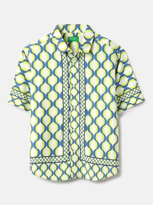 United Colors of Benetton Boys Printed Casual Multicolor Shirt
