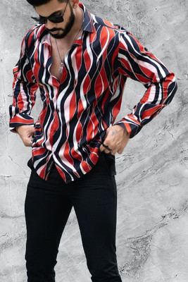 Bridon Creationn Men Self Design Casual Multicolor Shirt