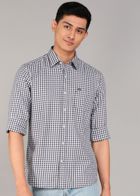 Arrow Sport Men Checkered Casual Grey Shirt