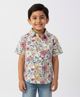 KILLER Boys Printed Party Multicolor Shirt
