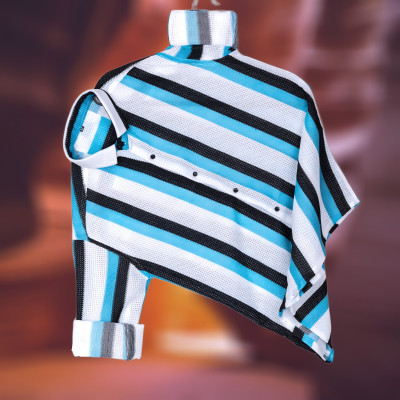 Typetron Fashion Men Striped Casual Blue, White, Black Shirt