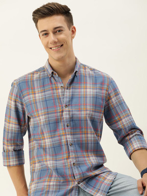 Mast & Harbour Men Checkered Casual Multicolor Shirt