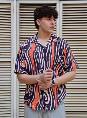 PRIMEVISTA Men Printed Casual Multicolor Shirt