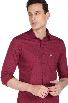 U.S. POLO ASSN. Men Printed Casual Red Shirt