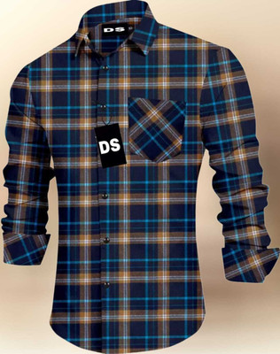 ShirtSqure Fashion Men Checkered Casual Multicolor Shirt