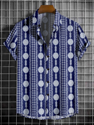 FABDECK Men Solid Casual White Shirt