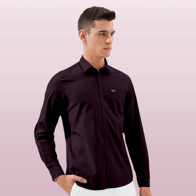 ISUEL FAB Men Solid Casual Multicolor Shirt