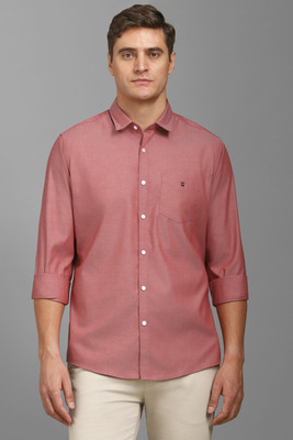 LOUIS PHILIPPE Men Solid Casual Maroon Shirt