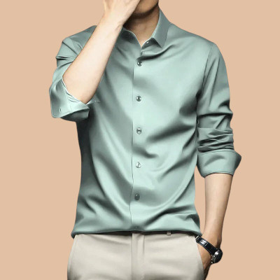 SATADHAR ENTERPRISE Men Solid Casual Green Shirt