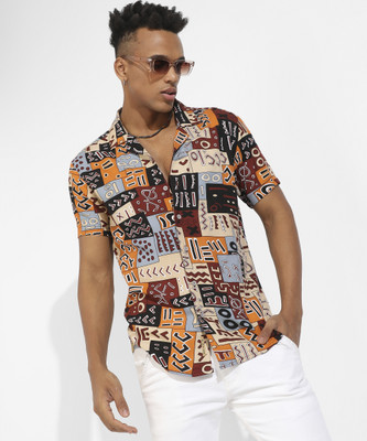 CAMPUS SUTRA Men Striped Casual Multicolor Shirt