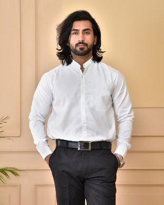 SHIRTZONE Men Solid Formal White Shirt