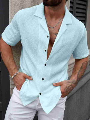 FROZEN Men Self Design Casual Multicolor Shirt
