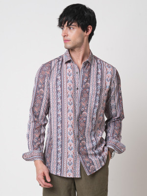 VASTRADO Men Printed Casual Multicolor Shirt