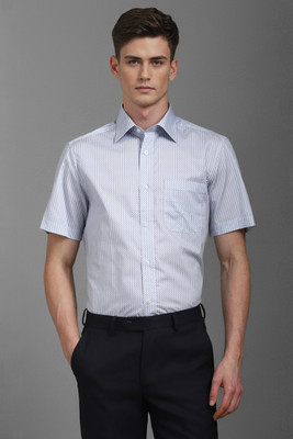 LOUIS PHILIPPE Men Printed Formal Blue Shirt