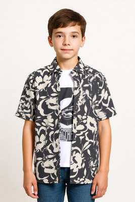 Charchit Boys Printed Casual Multicolor Shirt