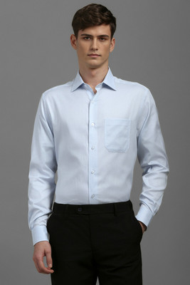LOUIS PHILIPPE Men Solid Formal Light Blue Shirt