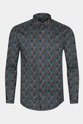 HOC Men Printed Casual Multicolor Shirt