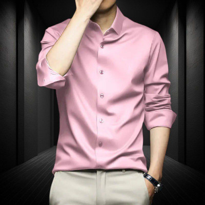 SHREEJI ENTERPRISE Men Solid Casual Pink Shirt