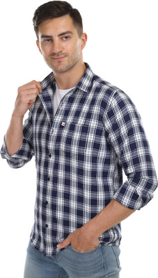 Trending Ayansh Men Solid Casual Blue Shirt