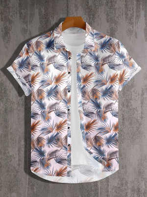HEERJI Men Printed Casual Multicolor Shirt
