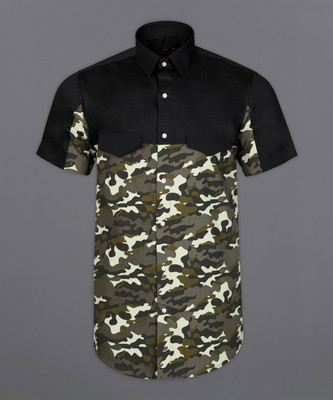 french crown Men Printed Casual Multicolor Shirt