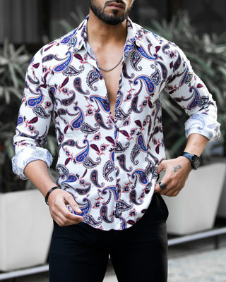 Bluecorp enterprise Men Printed Casual Multicolor Shirt