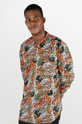 french crown Men Printed Casual Multicolor Shirt