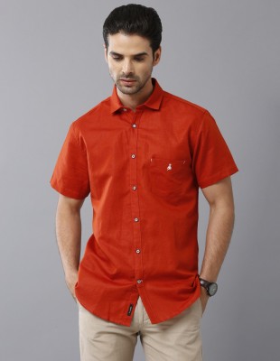 Khoday Williams Men Solid Casual Red Shirt