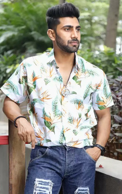 SpareMe Men Printed Casual Multicolor Shirt