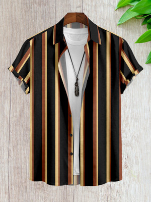 ZONANZA Men Printed Casual Multicolor Shirt