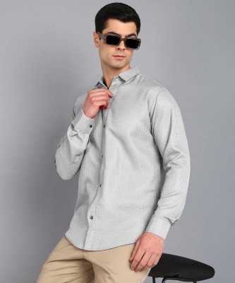 SHIVAY FASHION Men Solid Formal Grey Shirt