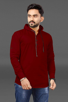 Qlonz Store Full Sleeve Solid Men Sweatshirt
