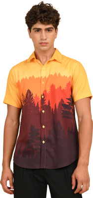 Art Reaalm Men Printed Casual Multicolor Shirt