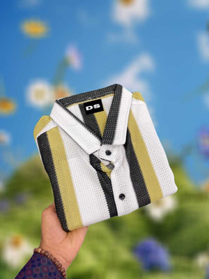 Manjubaa Enterprise Men Striped Casual Multicolor Shirt