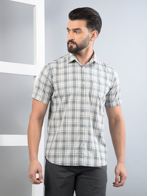 CRIMSOUNE CLUB Men Checkered Casual Multicolor Shirt