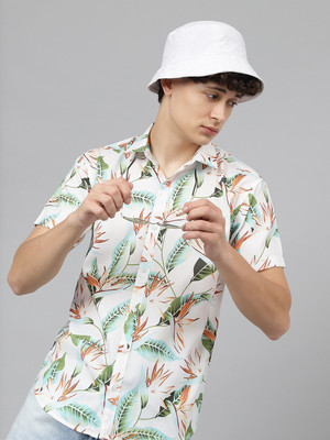 Nirvaan Men Printed Casual Multicolor Shirt