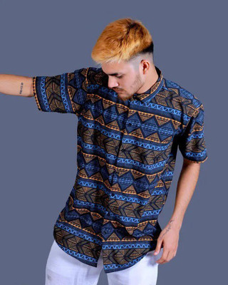 VG BROTHER Men Printed Casual Multicolor Shirt
