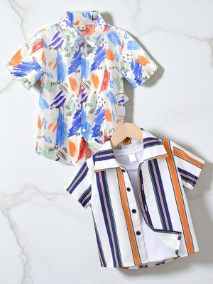 KIDOOZA Boys Printed Casual Multicolor Shirt