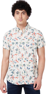 Spykar Men Printed Casual Multicolor Shirt