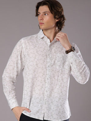 V-MART Men Printed Casual Green Shirt