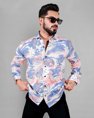 Moda Rapido Men Printed Casual Multicolor Shirt